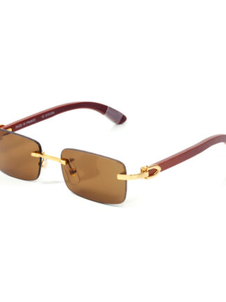 Купить Luxury Designer Sunglasses for Men Women Buffalo Horn Carti Sun Glasses Classic Frameless Brand Fashion Adumbral Wooden Sunglass Mens Woman Accessories Lunettes