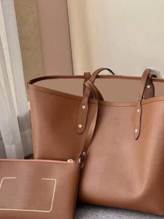 Купить 2PES Double Sided Totes Women Handbags Purses Shopping Bag Large Capacity Bags Wallet Designer Fashion Side Letter and Side Plain