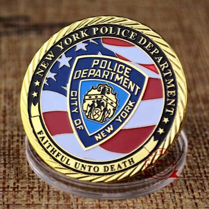 Купить 20pcs Non Magnetic Crafts USA NY Police Coin Sacrifice Warriors Heroes Memorial Eagle Challenge Badge Gift