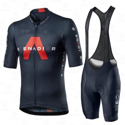 Купить Cycling Jersey Set Men Team Clothing Grenadier 2021 Competizione Short Sleeve Suit Training Breathable Light Race Uniform