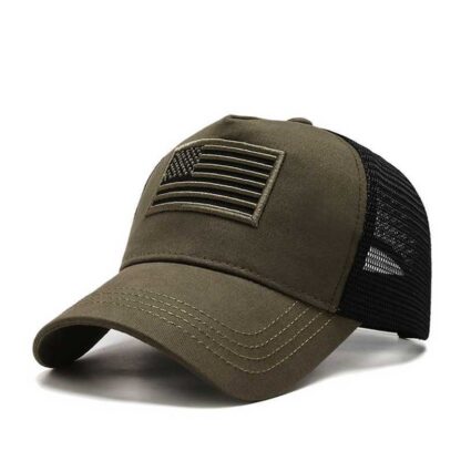 Купить Baseball Cap Men Tactical Army Cotton Military Dad Hat Usa American Flag Us Unisex Hip Hop Hat Sport Caps Outdoor Hats Q0811