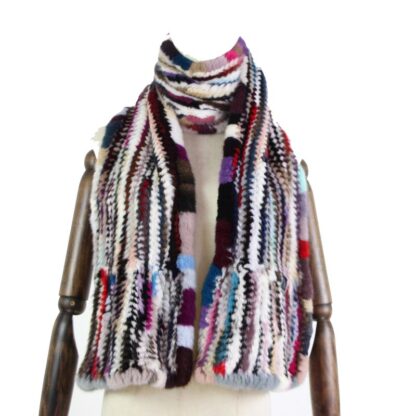 Купить Scarves Long 180cm Women Knitted Scarf Hand Muffler Luxury Real Neck Warmer Stole Multicolor Shawl