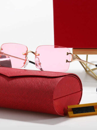 Купить Designer sunglasses Mens womens sun glasses Uv400 steampunk fashion rimlessMetal Eyewear 2244 Occhiali Da Sole Firmati Luxury