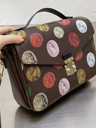 Купить Metis Messenger Bag Man Designer Luxury Shoulder Bags Women Crossbody Totes High Quality with Insignia Graffiti Roman Money