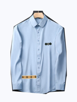 Купить 2021 Luxurys Designers Men's Business Casuals shirt men long sleeve striped slim fit masculina wine social male T-shirts fashion checked M-3XL#72