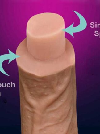 Купить 2022 adultshop Super Real 18cm Realistic Dildo Double Skin Silicone Touch Dildo No Oil High Quality Silicone for Women Masturbation Toys Sex Products