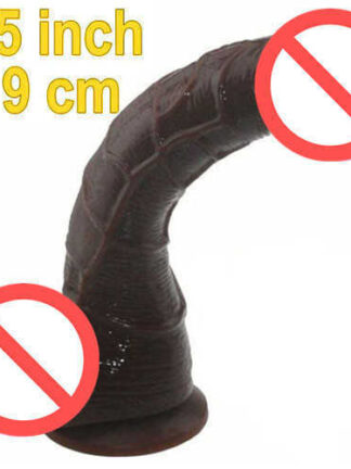 Купить 2022 adultshop Dildo Realistic Big Dildos Sex Black Flesh Brown Product Flexible Huge Penis with textured shaft and strong suction cup sex toy