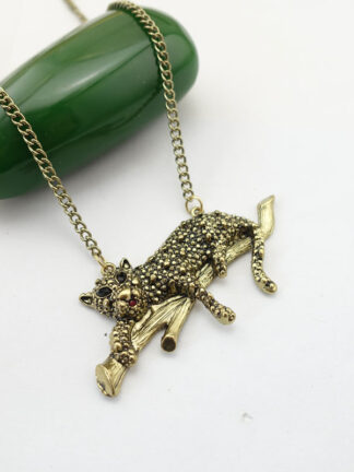 Купить Vintage leopard Necklace Jewelry wholesale to undertake sample orders