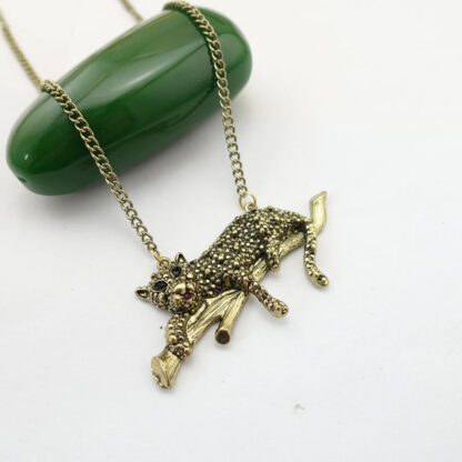 Купить Vintage leopard Necklace Jewelry wholesale to undertake sample orders