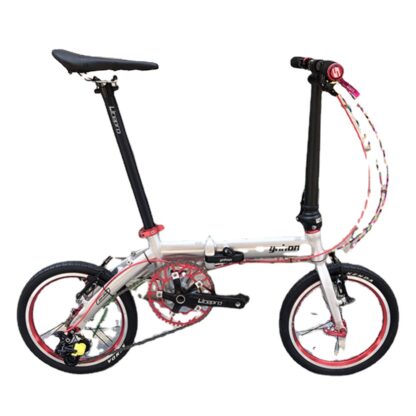 Купить YNHON Folding Bike Children's Bicycle Outside Three Speed 16 Inch Mini Modified 14 Inch Single Speed Bike