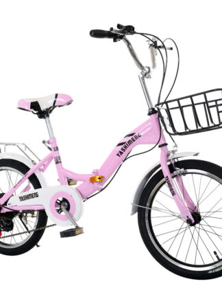 Купить Factory Direct Princess Bike Single Speed Folding 18 Inch Child Stroller Children's Folding Bicycle