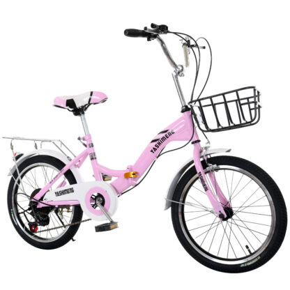 Купить Factory Direct Princess Bike Single Speed Folding 18 Inch Child Stroller Children's Folding Bicycle