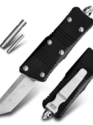 Купить OEM Automatic Knife MT OTF 204P Steel Fixed Blade Camping Folding Knives Military Outdoor Survival Tactical Combat Tool EDC Hunting Self Defense for Mens