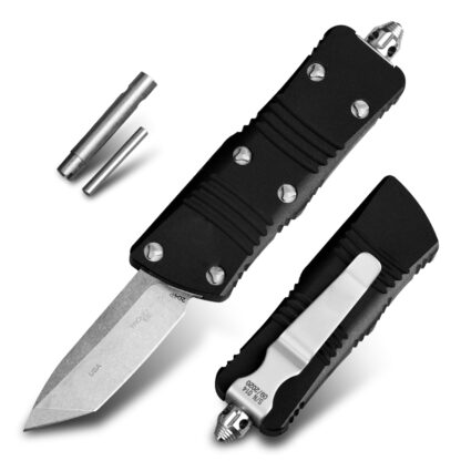 Купить OEM Automatic Knife MT OTF 204P Steel Fixed Blade Camping Folding Knives Military Outdoor Survival Tactical Combat Tool EDC Hunting Self Defense for Mens