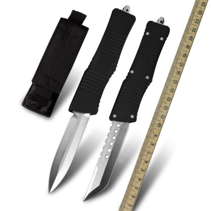 Купить US OEM MT Knives Front Automatic Knife Black Aluminum Double Action Knife Military Tactical Outdoor Camping Hunting Self-Defense Tools EDC Pocket Folding Blades