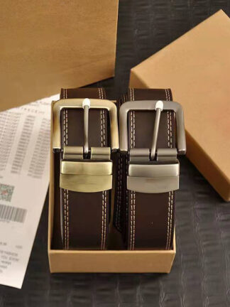 Купить 2022 Fashion gold buckle leather belt designer men and women high quality men's belt + gift box