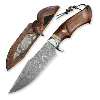 Купить Camping Knife Machete Damascus VG10 Steel Hunting Knives Military Tactical Combat Knife Fixed Blade Desert Iron Wood Handle Outdoor Survival Jungle Tool Knifes