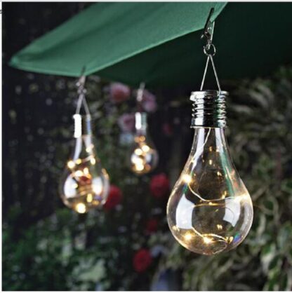Купить Home Solar Light Bulb Waterproof Solar Rotatable Outdoor Garden Camping Hanging LED Lamp with light control Decoration Light