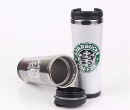 Купить Starbucks Double Wall Stainless Steel Mug Flexible Cups/Coffee Cup/Mug Tea / Travelling Mugs/ Tea Cups/Wine Cups 4 colors