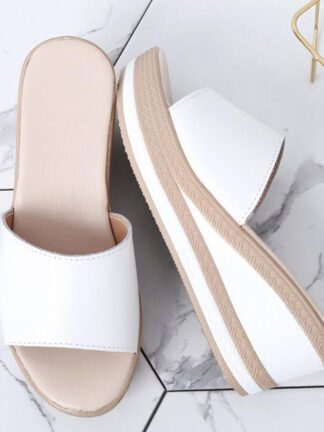 Купить Sandals 2021 Summer Shoes Lightweight Heels Plus Size Women Flip Flops Wedges