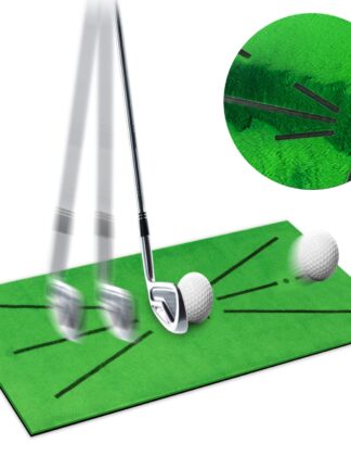 Купить Golf Training Mat Swing Trainer Hitting Durable Portable Putting Practice Aids Equipment Accessories for Yard Office Carpet Game Gifts