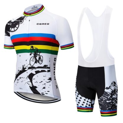 Купить CQREG Men's Cycling Jersey Set 2021 Summer Roupas Ropa Ciclismo Hombre MTB Maillot Road Bike Wear Clothes
