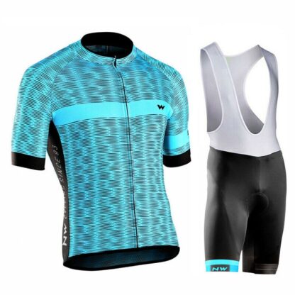 Купить 2021 Mens Team Bike Clothing Summer Cycling Short Sleeve Jersey Bib Shorts Kits