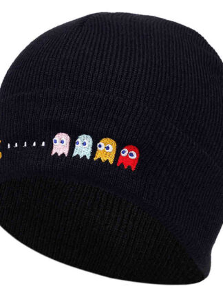 Купить Fashion Carton Beanies Hat Personality Embroidery Warm Winter Unisex Knitted Hat Skullies Animation Ski Gorros Caps Hip Hop Hats