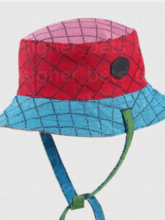 Купить 2021 Women Multicolour Reversible Buckets cap Mens Bucket Hat Fashion Designers Caps Hats Men Casquette