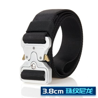 Купить Man men's canvas tactical military fan equipment external multifunctional training nylon trouser belt