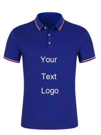 Купить double color collar polos custom T shirt LOGO short sleeves DIY clothes breathable work advertising polo shirts embroidery