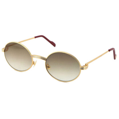 Купить Larger 1186111 Metal Sunglasses Exquisite Both men and women Adumbral Glasses UV40 Lens Size:55-22-140mm silver 18K gold frame