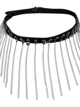 Купить Belts Women Gothic Hiphop Belt Adjustable Disco Dancing Leather PU Punk Style Jk Waist Strap Gitl Dress Body Chain