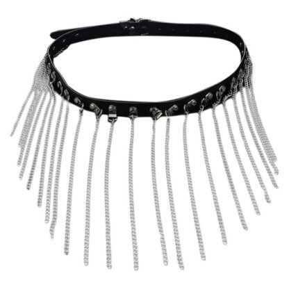 Купить Belts Women Gothic Hiphop Belt Adjustable Disco Dancing Leather PU Punk Style Jk Waist Strap Gitl Dress Body Chain