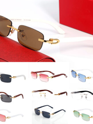 Купить new buffalo horn sunglasses fashion sport sun glasses for men women rimless rectangle bamboo wood eyeglasses eyewear with boxes case lunettes gafas