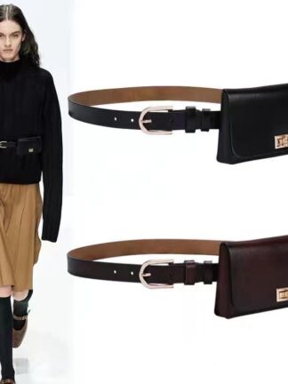 Купить Belts 2021 Fashion Ladies Belt Leather Adjustable Waist Bag Temperament Western Style Wild Decorative Skirt Windbreaker