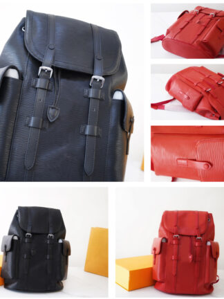 Купить luxury designer backpack shoulder bags High quality unisex waterproof travel bag Water ripple leather Brand Alliance