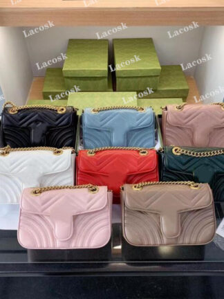 Купить 2022 Mamont Designer Bags Classic Women Handbags Girls Chain Shoulder Bag Crossbody Letters High Quality with Box 18cm 22cm 26cm