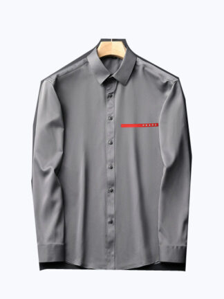Купить 2021 Luxurys Designers Men's Business Casuals shirt men long sleeve striped slim fit masculina wine social male T-shirts fashion checked M-3XL#81