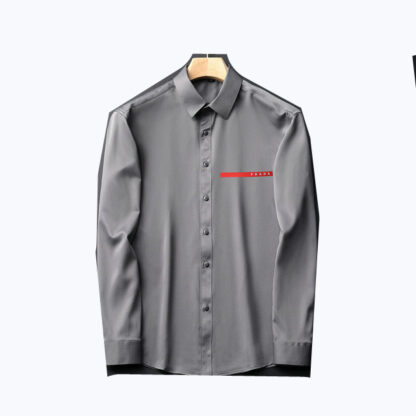 Купить 2021 Luxurys Designers Men's Business Casuals shirt men long sleeve striped slim fit masculina wine social male T-shirts fashion checked M-3XL#81