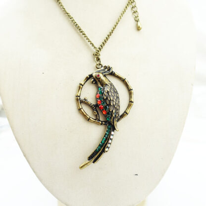 Купить Vintage parrot Necklace European and American style wholesale jewelry sample customization