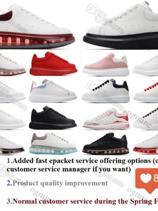 Купить 2022 Top Quality Men Dress Shoes Designer Woman Leather Platform Oversized Sole Sneaker White Black mens womens Luxury velvet suede air cushion flat heel Casual shoe