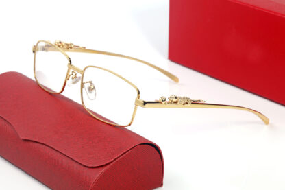 Купить Panther Designer Sunglasses Mens Women Sunglass Fashion Sports Gold Leopard Full Frame Rimless Rectangle Goggle Unisex Eyeglass Womens Eyeglasses lunettes gafas