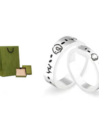 Купить Ring for Man Women Unisex Rings Fashion Ghost Designer Jewelry Sliver Color