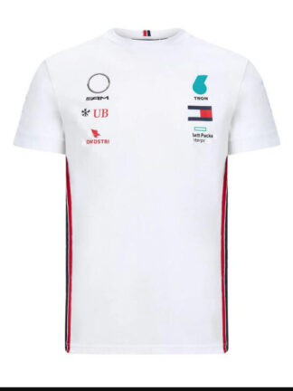Купить F1 racing short sleeve 2021 season team fan culture outdoor breathable round neck T-shirt can be customized