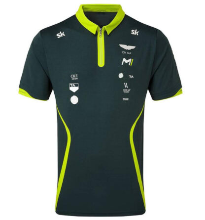 Купить 2021 season team lapel polo shirt F1 racing suit short sleeve t-shirt car logo overalls