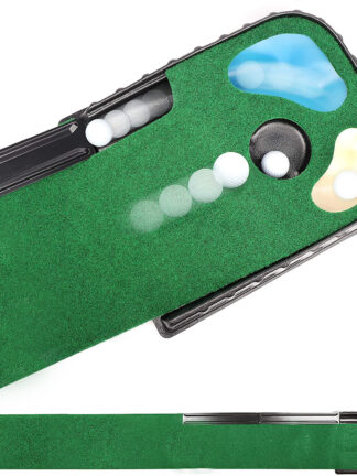 Купить Mini Golf Portable Putting Swing Green Training Artificial Mat Simulation Carpet Putt Practice Indoor Outdoor No Taste Thickening