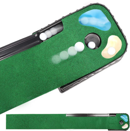 Купить Mini Golf Portable Putting Swing Green Training Artificial Mat Simulation Carpet Putt Practice Indoor Outdoor No Taste Thickening