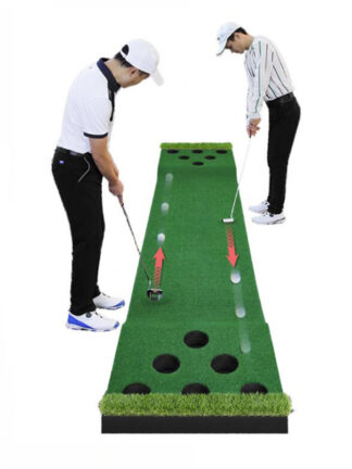 Купить Mini Golf Mat Putting Green Grassroots for Home Office or Outdoor Use Game Practice Equipment Gift Set
