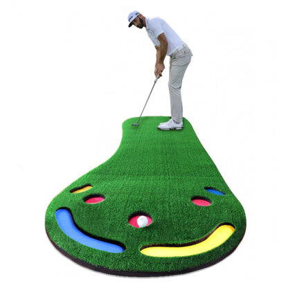 Купить Golf Putting Portable Training Green Grassroots Mat for Home Office or Outdoor Use Mini Practice Equipment Game Gift Set Practicing Thickening Non-Slip